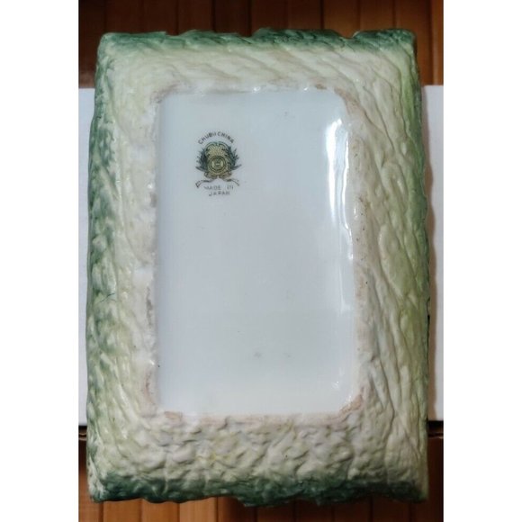 Vtg Japanese Chubu China Hand Painted Floral Trinket/Jewelry Dish Unique 5x4x1" - Picture 7 of 12